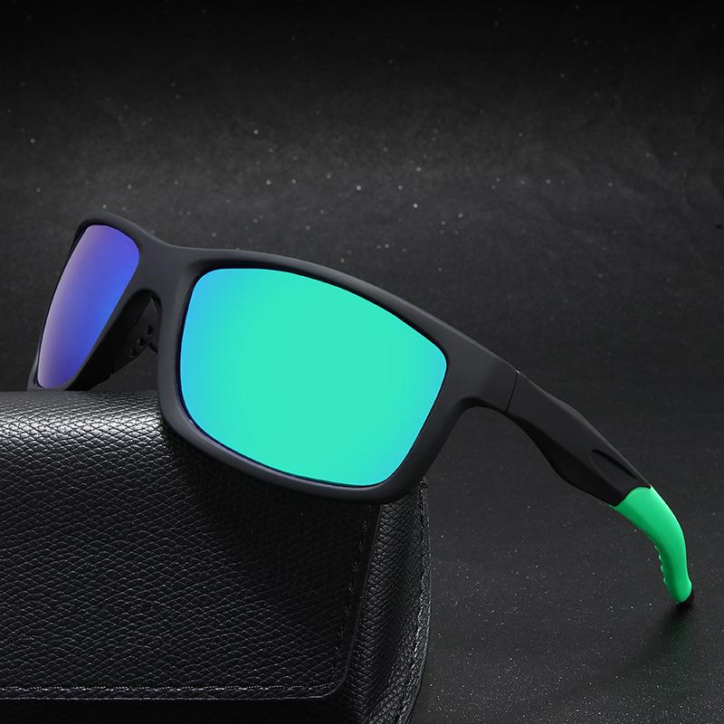 Elastic paint polarized real film fishing sunglasses outdoor cycling sunglasses hiking mountaineering glasses UV protection driving