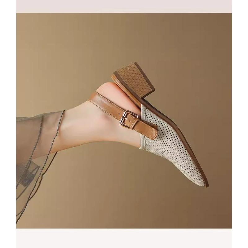 Модные женские сандалии Новый стиль Популярные черные с острым носком на плоской подошве Модные лоферы Простые черные Роскошные женские туфли Zapatos Mujer