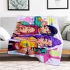 "Vivid Friends: Colorful Phone Case Collection"Blanket Lightweight Flannel Throw Blanket for Sofa, Bed, Travel, Camping, Livingroom, Office,
