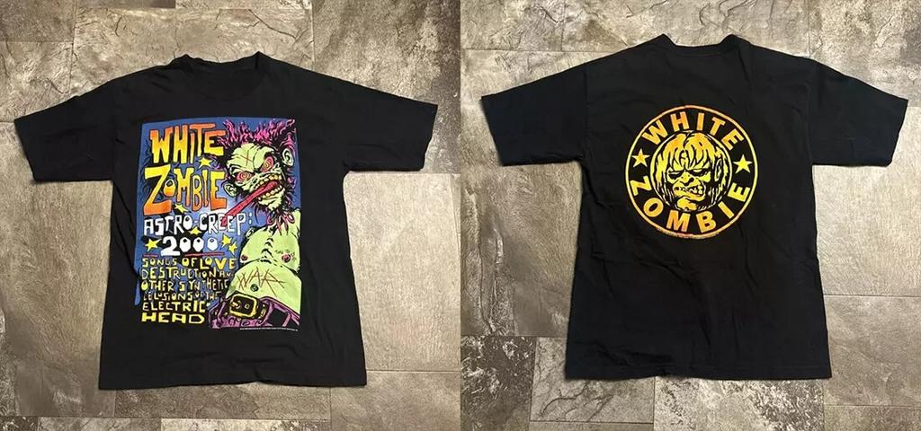 Vintage White Zombie T Shirt 1990s Tour Concert Band 1995 S-5XL Unisex T-Shirt