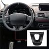 Car Steering Wheel Trim For Renault Fluence Megane 3 Carbon Fiber For Renault Megane 3 Car Accessories