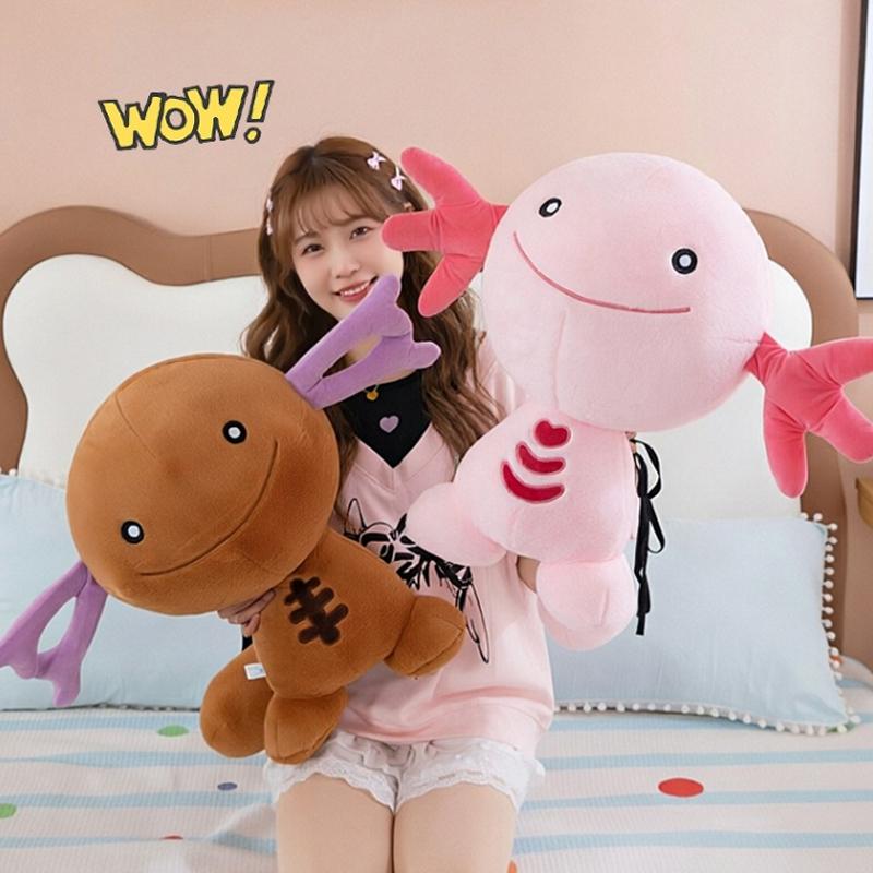 30-60cm Wooper Plush Toys Cute Large Cartoon Pink Plushie Anime Birthday Pillow Doll Stuffed Gift for Kids Xmas
