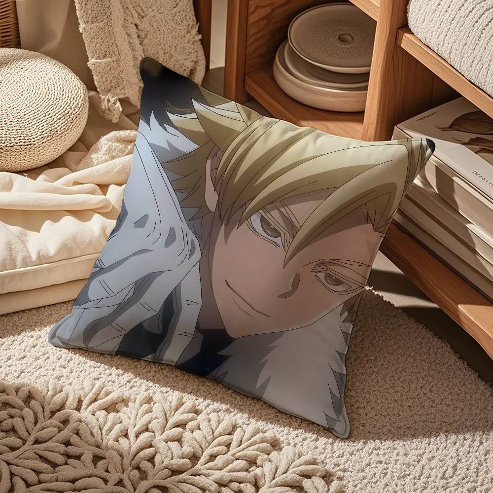 T-Tougen A-Anki Аниме Наволочка Комфорт Диван-кровать Шелковистая Элегантная Невидимая молния На заказ Декоративная наволочка