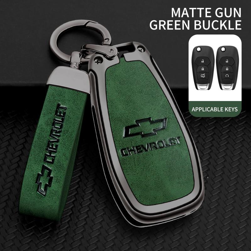 AABHO1 Alloy Car Remote Key Case Cover Shell For Chevrolet Chevy Malibu Camaro Cruze Traverse Spark Equinox Sonic Volt Bolt Accessories