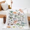 Specimen lamb wool blanket butterfly plant animal mushroom dinosaur 2D digital print blanket