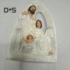 Holy Family Resin Figurine Nativity Advent Statue Joseph Virgin Mary Birth of Jesus Sculpture Home Office Desktop Decoration Ornament