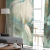 Лошадь акварельные прозрачные шторы для гостиной спальни тюлевая занавеска для кухни вуаль занавеска жалюзи панели