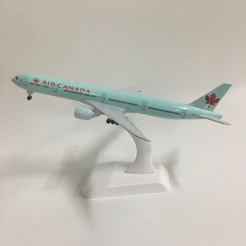 20СМ Модель Самолета Air Canada B777 Самолет Литой Металлический Самолет Коллекционные Подарки