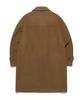 Lee Wool Blend Long Duffle Coat Camel