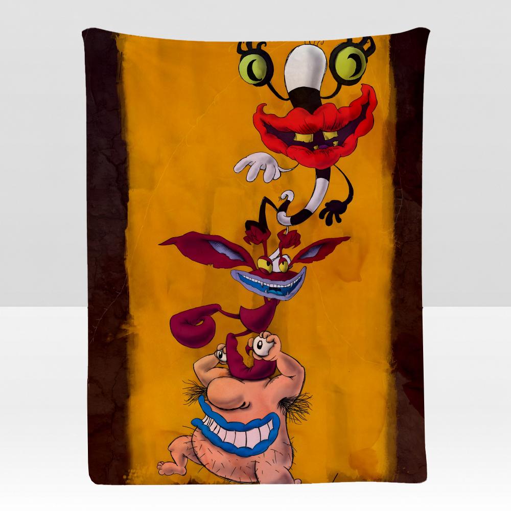 cartoon AReal MMonsters Throw Soft Flannel Blanket for Bed Bedroom Sofa Picnic Throw Skinfriendly Breathable Gift Cover