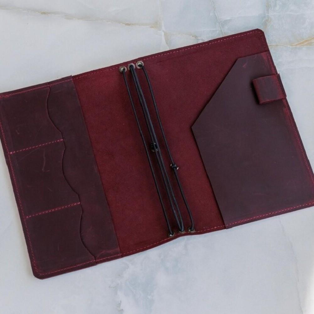 Refillable Notebook Organizer A5 Book Protective Cover Vintage Notebook Cover For Hobby