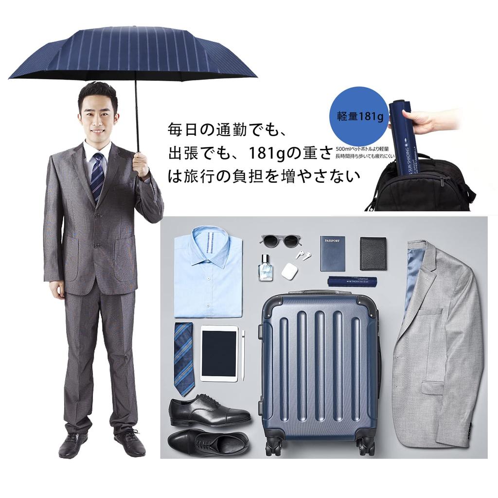 Folding for Both Sun and Over UV Cut Over Light Shielding Heat 300T Fabric Super Water High Strength Carbon Wind Durable Large Lightweight Umbrella 60