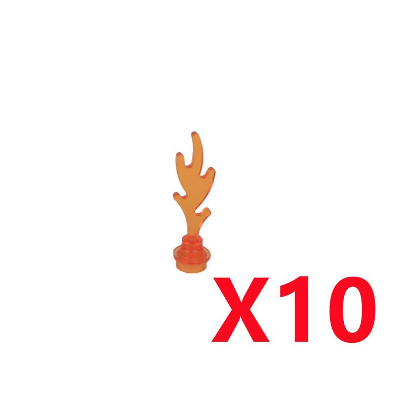 MOC Строительные блоки Костер Пламя Средневековая Бутылка вина Набор аксессуаров Модель подсвечника Мини-кирпич Совместимая игрушка Подарок Сделай сам X019