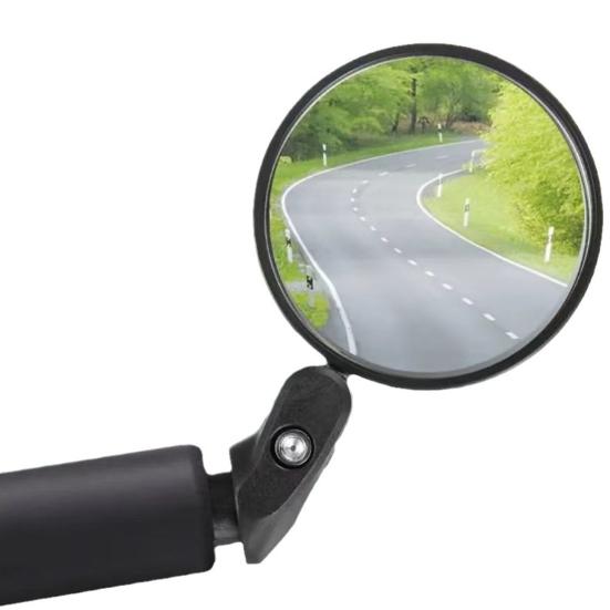 1/2 шт. вращающееся зеркало заднего вида на руль велосипеда небьющееся универсальное легкое в установке регулируемое крепление на руль выпуклое зеркало аксессуары