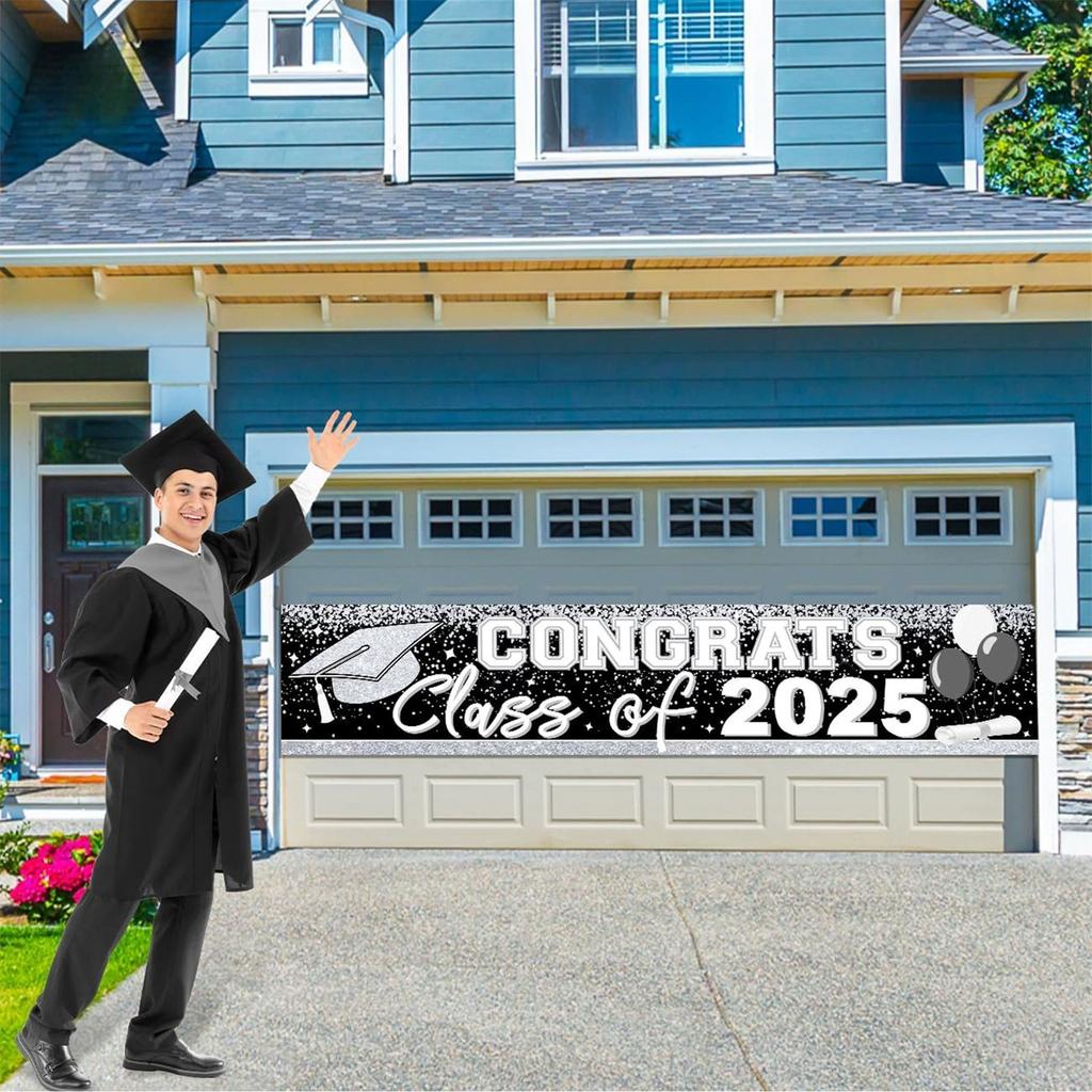 Украшение выпускного вечера Уличное украшение Атмосфера Баннер Подвесная ткань