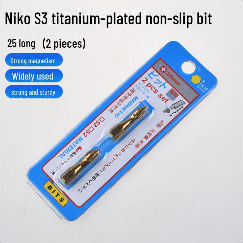 Противоскользящая ударная отвертка с прочной магнитной крестообразной головкой и зубчатой пневматической отверткой Ручная дрель