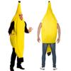 Men Women Adult Carnival Character Party Bar Stage Novelty Banana Dance Suit Top