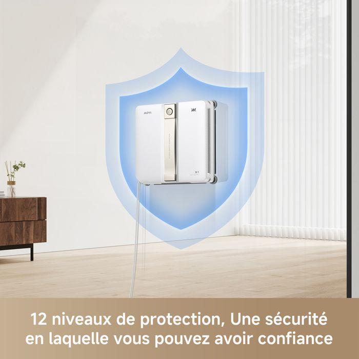 Electric window washer - MOVA - N1 - ultra-fine 59 mm - suction 8000 Pa - tank 120 ml