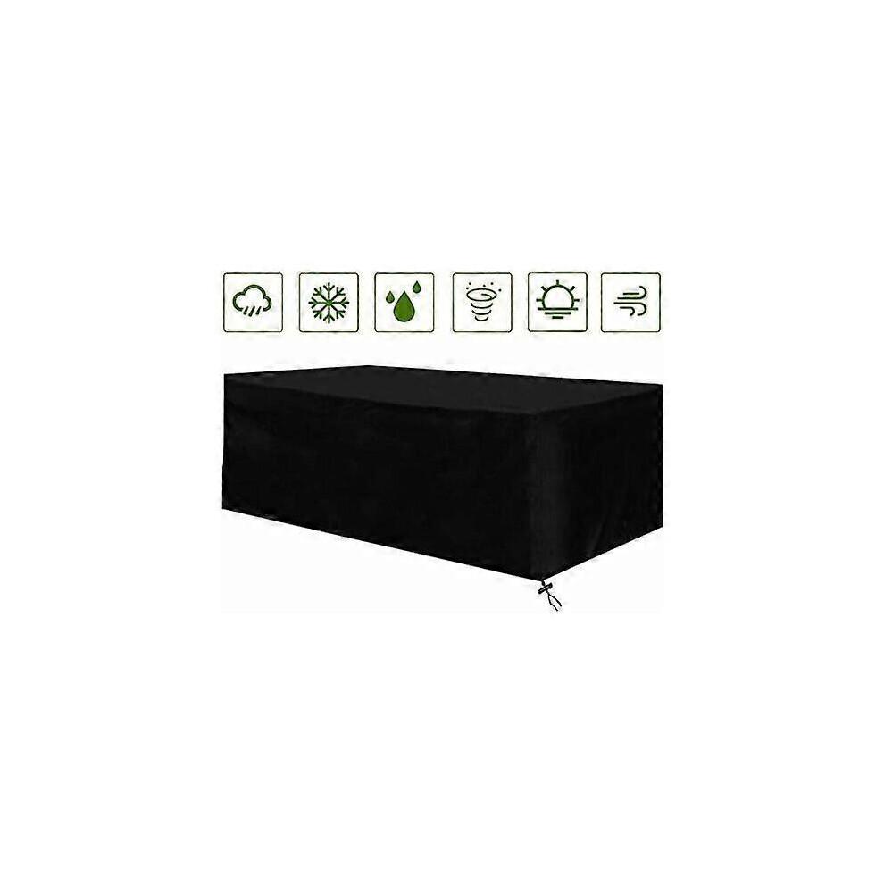 Protective cover Furniture cover Garden furniture cover Garden furniture cover, Garden table cover, Protective cover Black 100X60X150CM -