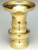 Kyoto Butsudan Hayashi Buddhist Altar Flower Vase, Polished, 4.5 Inches, Made of Brass. Can Be Used by All Sects (Recommended for Shinshu Otani Sect