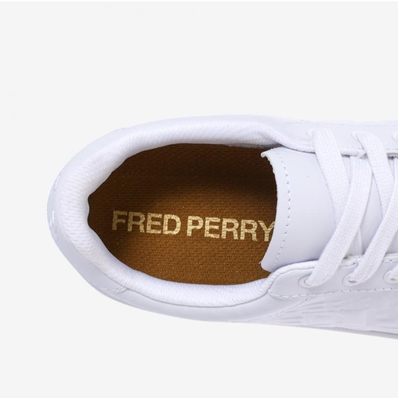 Fred Perry Уникальные кожаные кроссовки с тисненым узором B721