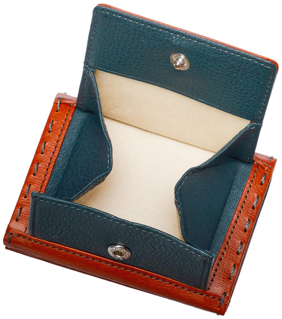 Кошелек-трифолд Katharine Hamnett London Color Tailored 2, изготовленный из премиальной японской кожи кип в античном стиле (Телячья кожа), Компактный тройной с