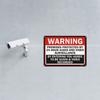 24/7 Video Surveillance Warning Sign - 10" X 14" Reflective Metal, Waterproof Outdoor Use