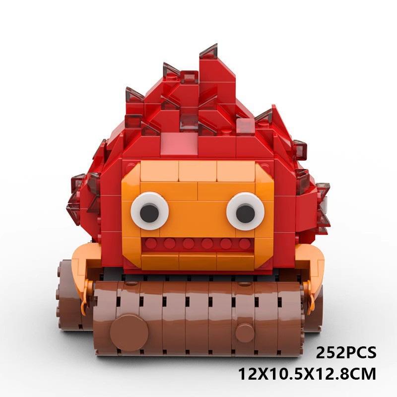 Building Block Compatible, Mobile Castle, Fire Demon, Hayao Miyazaki Cassifa, Cartoon Model Creative