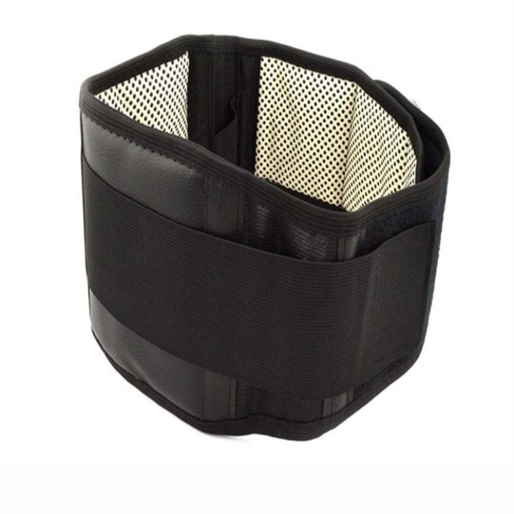 Нейлоновый магнитный пояс для поддержки поясницы Черная самонагревающаяся подушка Новый поясной ремень Унисекс