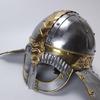 Кольчужный шлем викинга, Медуза черного вандала, средневековые доспехи рыцаря-тамплиера-крестоносца, шлем воина-лерпа викинга, сталь, латунный шлем