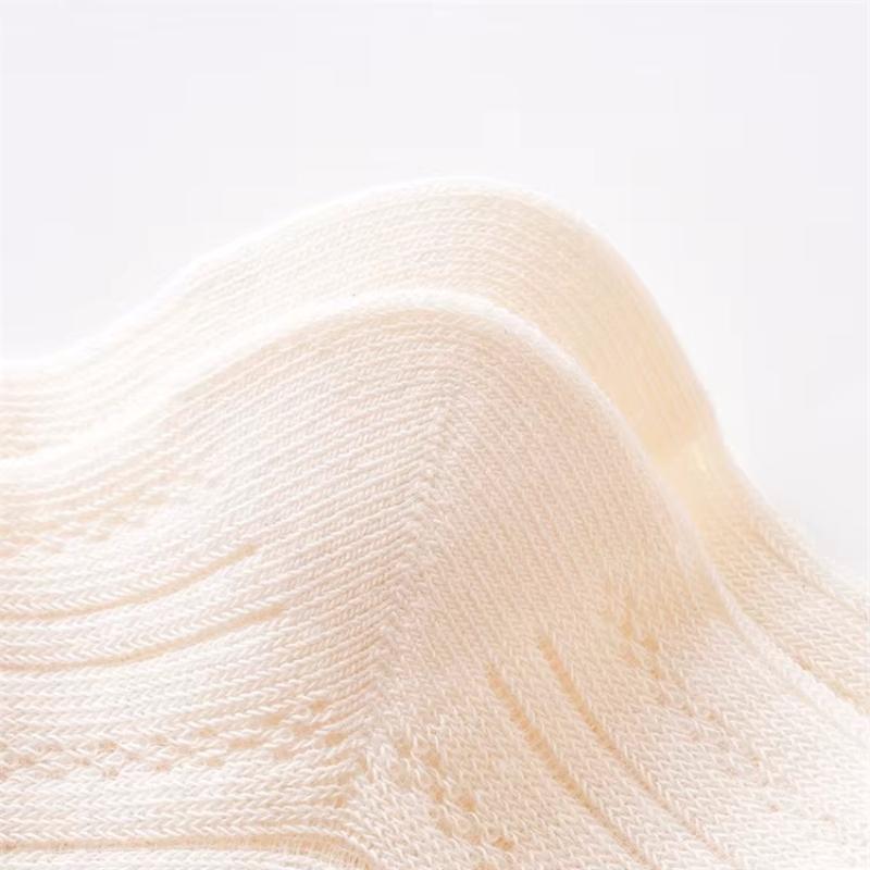 3 пары/комплект летних носков для новорожденных девочек и мальчиков, милые сетчатые тонкие носки с рисунком для младенцев, короткие носки для детей от 0 до 5 лет