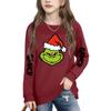 Boys Girls Child Fashion Daily Versatile Casual Crewneck Sweatshirts Daily Long Sleeve Patchwork Top Sweatshirts