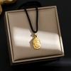 Titanium Steel Necklace For Women Elegant Simple Fashion Zircon Collarbone Chain Light Luxury Niche Jewelry