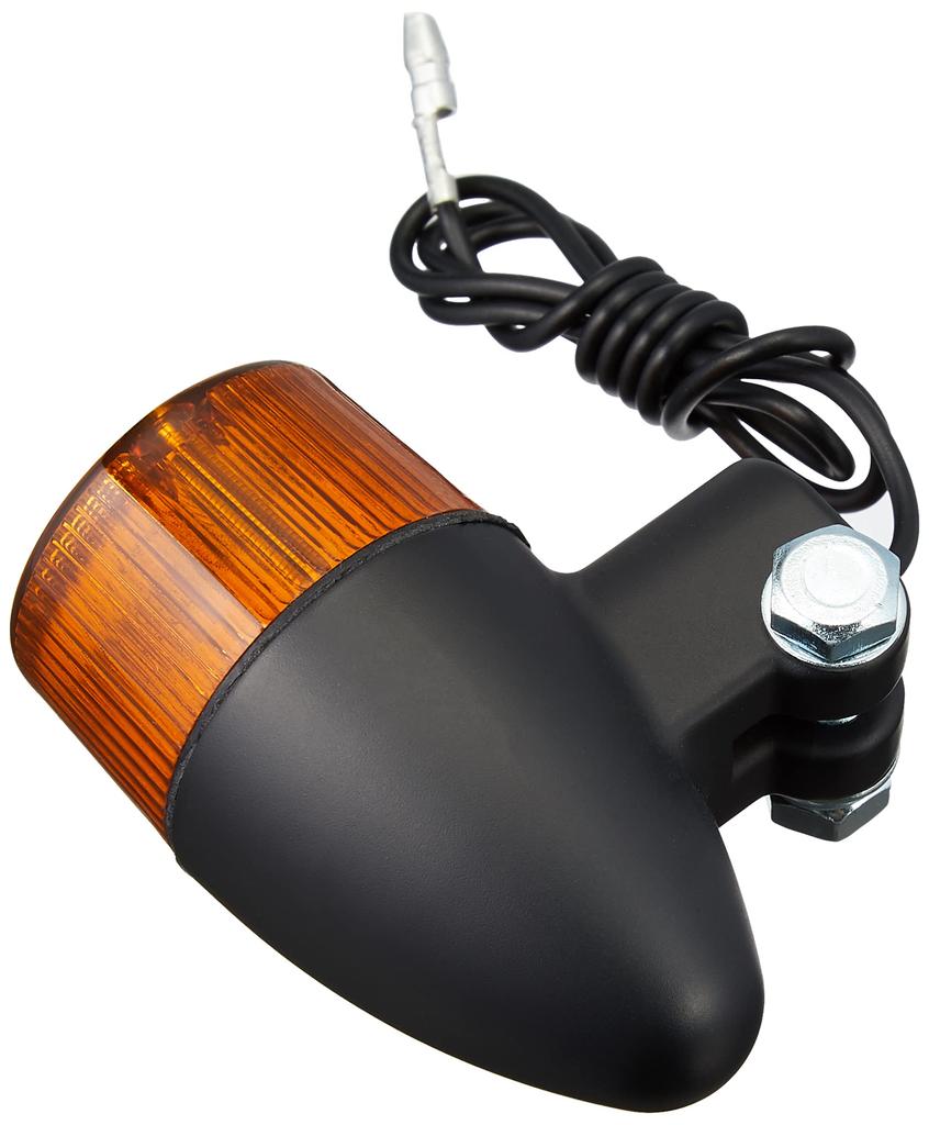 Kitaco 6094 800-5004000 Rocket Mini Turn Signal Set, General Purpose, Black/Amber/Single Ball