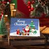 6Pcs Handmade Christmas Greeting Cards with Envelopes Folding Design DIY Xmas Card Cute Exquisite Christmas Gift Card Navidad