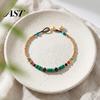Sophisticated Outfit Accessory Bohemian Bracelet for Women, Handmade Bamboo Joint Beaded Decorative Wrist Jewelry Stackable Bracelet, Ethnic