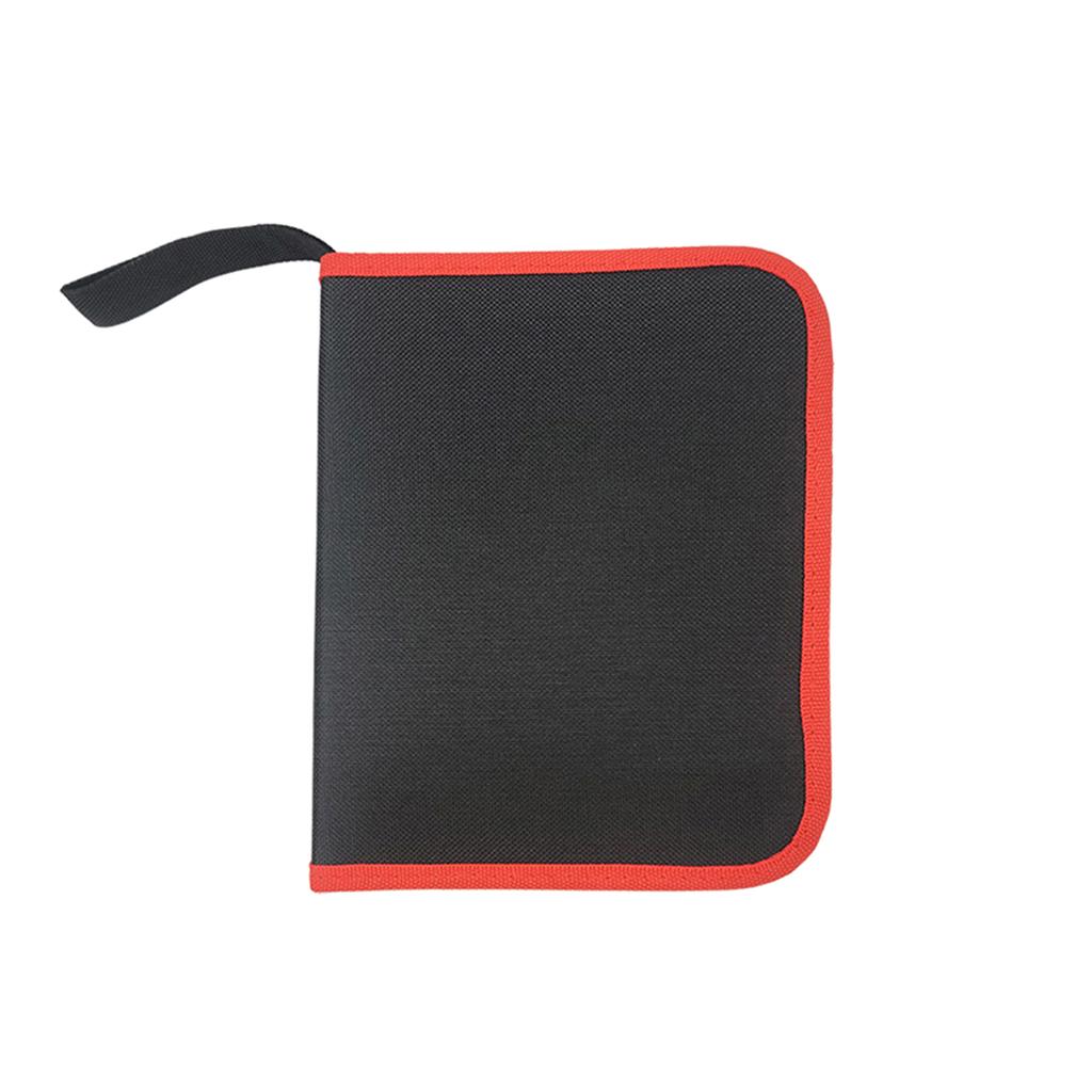 Wrench Organizer Drill Bit Storage Bag Zipper Bit Tool Pouch Cloth Bit Carrier Small Tool Carrying Case Zipper Pouch