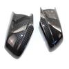 Carbon Fiber Look Door Side Wing Mirror Cover Cap For BMW 5 Series F10/F11/F18 P