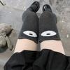 Осень Зима Новые Носки с Кошкой Пандой Милые Мультяшные Хлопковые Выше Колена Мягкие Теплые Носки Для Каваи Девочек Повседневная Носка Косплей