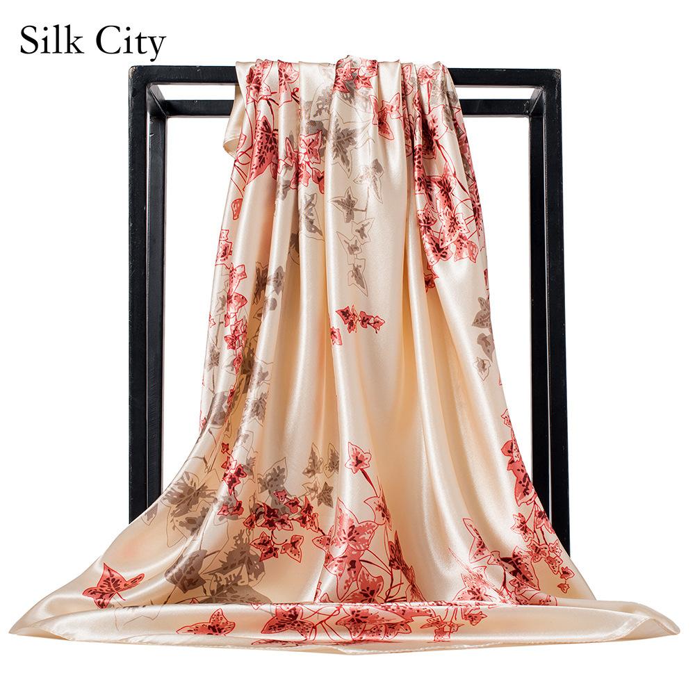 High-quality Luxurious Silk Scarves Headband Scarfs Neck Scarf For Women Chain Silk Scarf Women's Decorative Shawl
