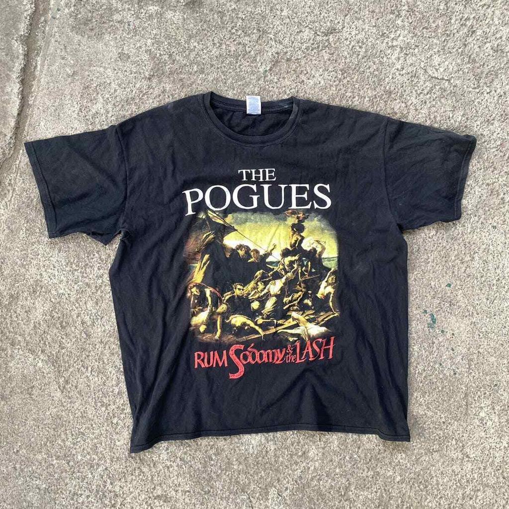 The Pogues Rum Sodomy And The Lash Cotton Black Unisex T-shirt VN2638