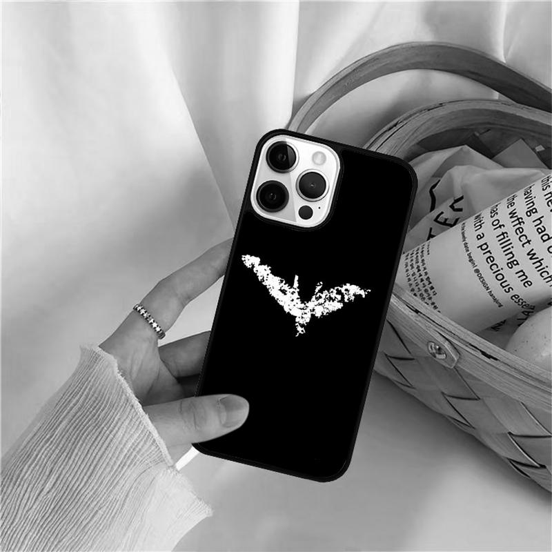 Goth Vampire Bat Gothic Celular Mobile Smartphone Cases For iPhone 17 Air 16e 15 14 12 13 11 Pro MAX Plus Fundas
