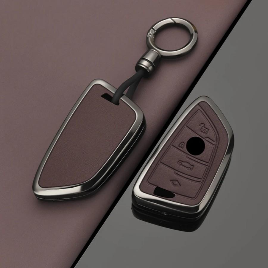 Alloy Car Key Case Cover Shell Fob for BMW 1 3 5 7 Series X1 X3 X4 X5 F10 F15 F16 F20 F30 F18 F25 M3 M4 E34 Keychain