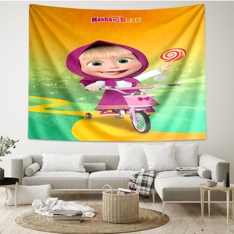 cartoon animation Print Tapestry - Portable Wall Decor Cloth, for Home, Dorm, Travel, Bedroom, Living Room - Ideal Birthday Housewarming Gift