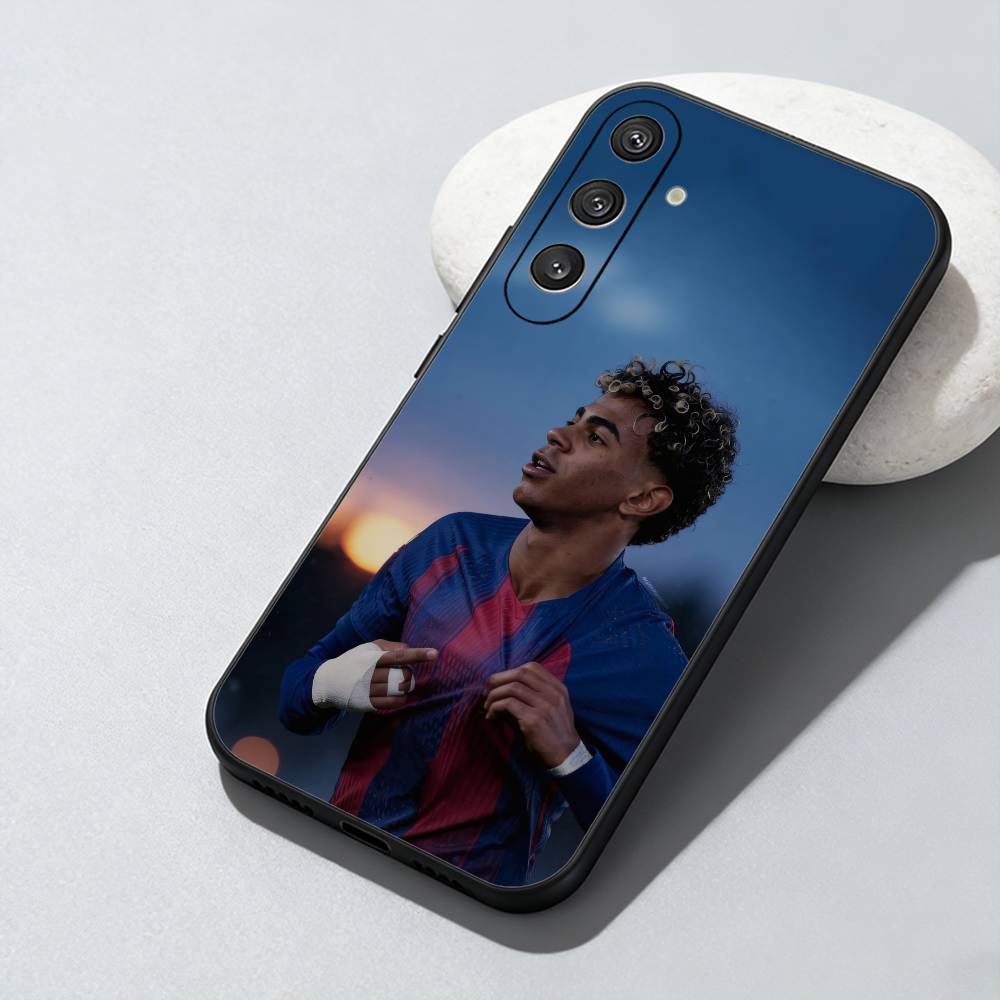LY19 L-Lamine Футбольный Игрок Ямал Чехол для Телефона Для Samsung Galaxy A73,A72,A71,A70,A52,A51 Другие Мягкий Черный Чехол