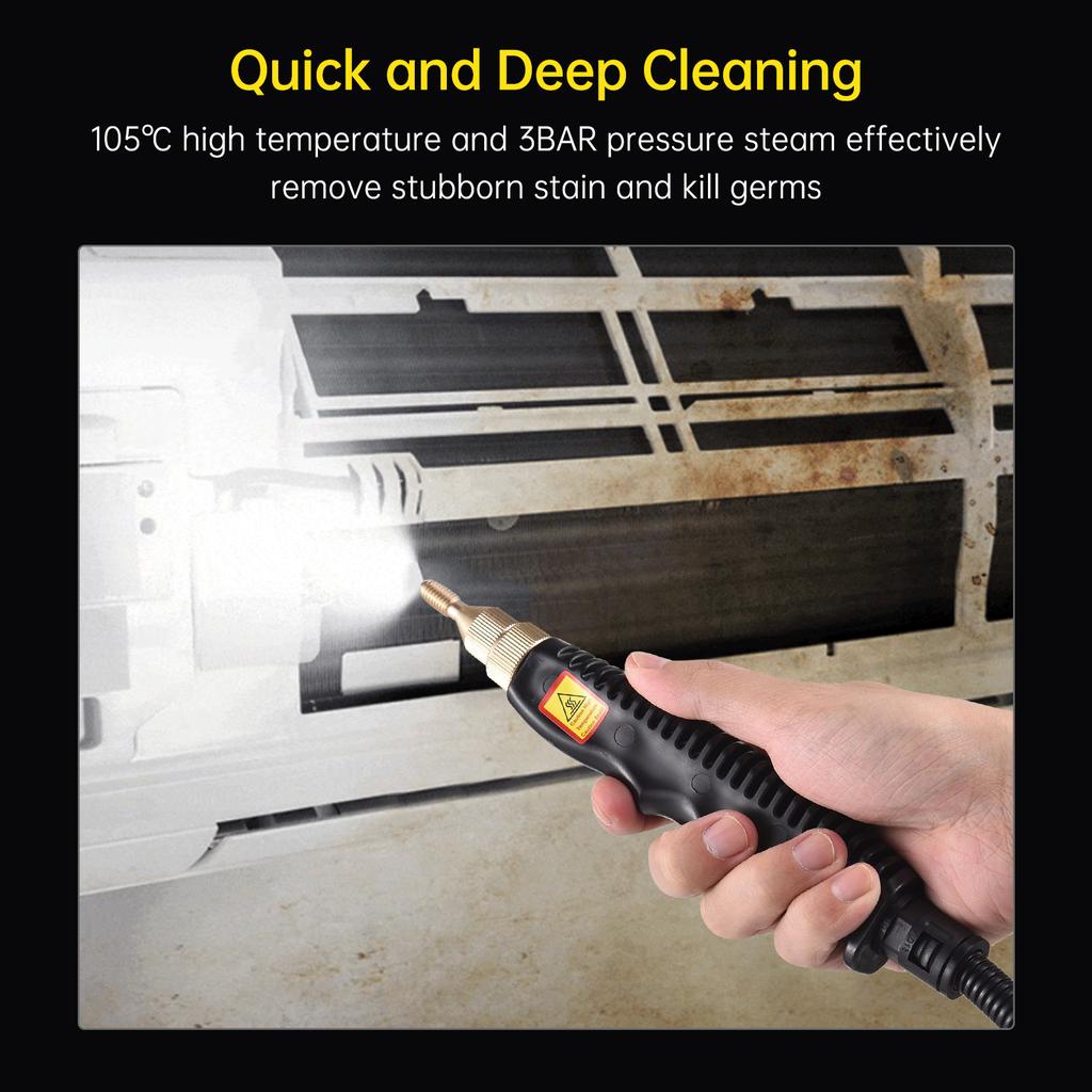 Multifunctional High Pressure Steam Cleaner Portable Handheld 3500W High Temperature Steam Cleaning