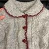Женский утягивающий кардиган на пуговицах-сердечках - Весенняя повседневная вязаная одежда с прямым плечом и нежным стилем