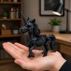 Декоративная костная текстура Модель 3D-печатный скелет лошади Украшение, Статуэтка с фэнтезийными рогами, Креативные художественные поделки из PLA для Хэллоуина и Домов с привидениями