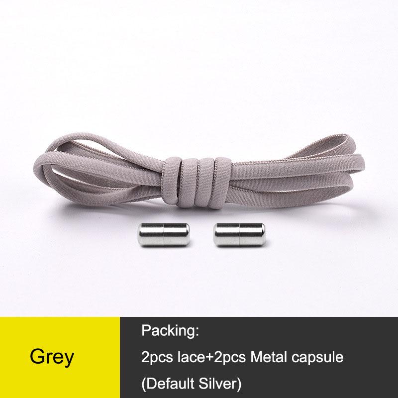 1Pair Elastic Locking Shoelaces Kids Adult Sneakers Quick Shoelace Lazy Shoe Laces Semicircle Shoe
