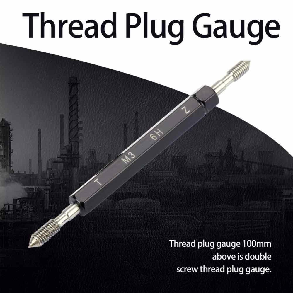 Go and NoGo Thread Gage Set M3 x 0.5 Thread Hand Thread Tool Thread Plug Gauge For Quality Control
